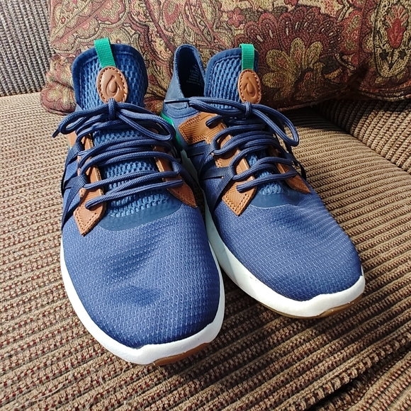 Men's Olukai Mio Li Blue/Green/Brown Casual Mesh Sneaker Slip-Resistant Size 10 - Picture 2 of 13